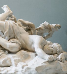 Statue: death of Hippolytus
