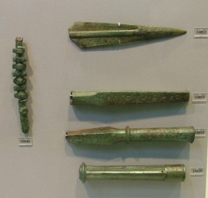 Bronze Greek weapons, National Archaeological Museum of Athens