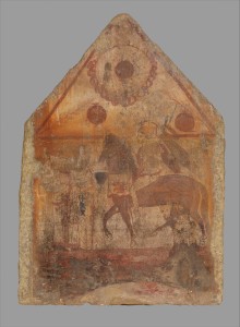 Wall painting from tomb