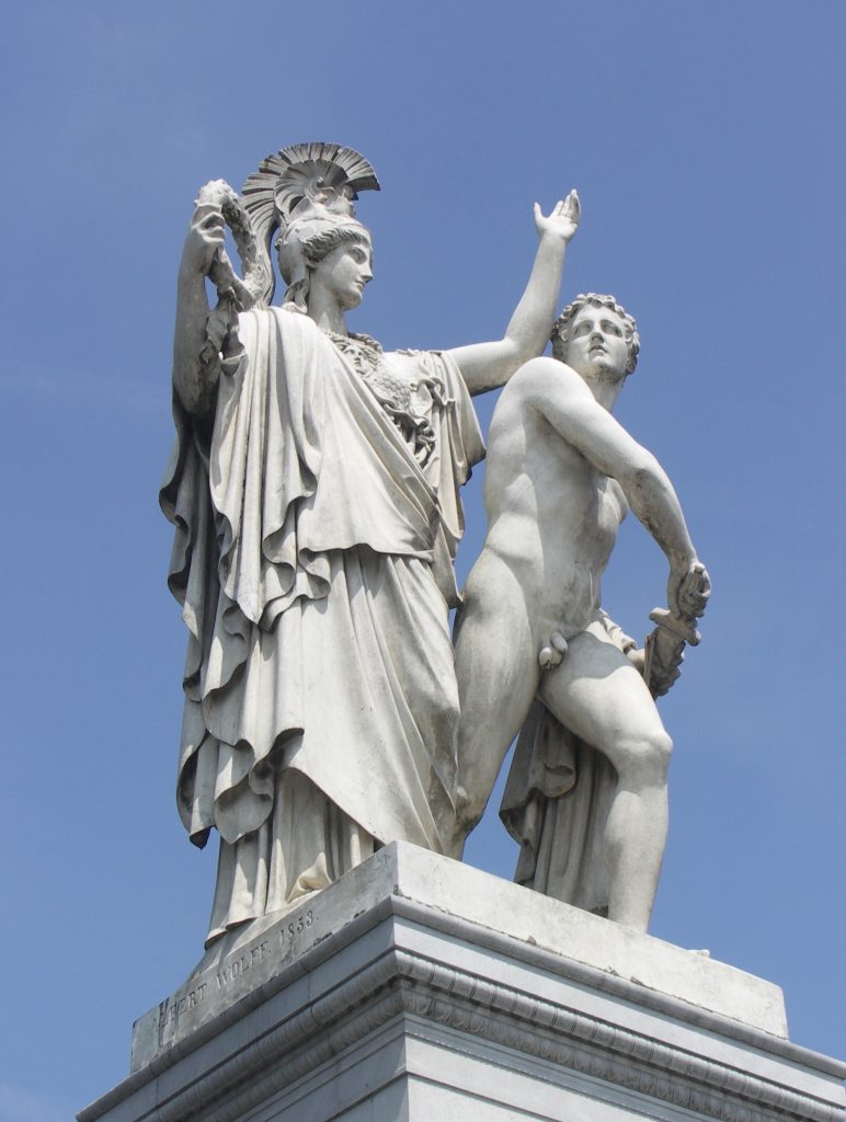 Statue of Athena with Diomedes