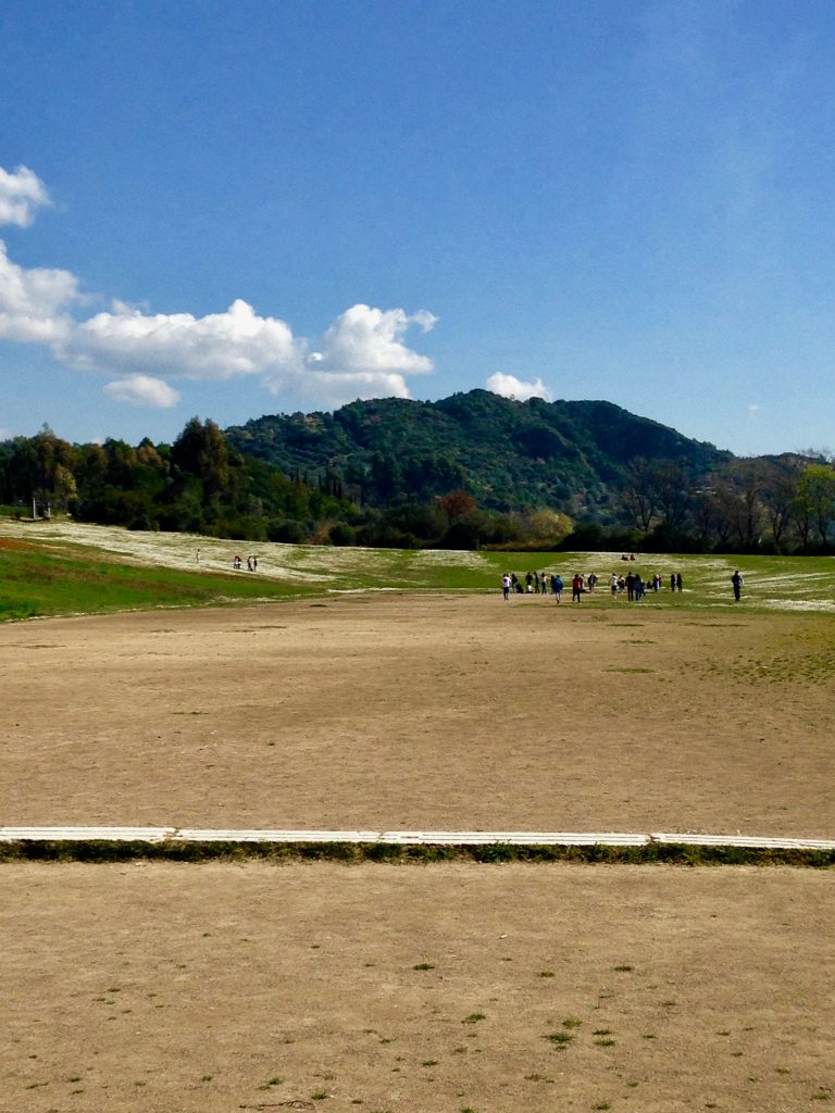 The Site of the Ancient Stadium at Olympia