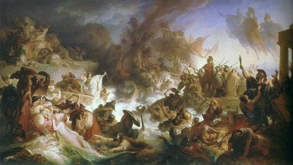 Painting: Battle of Salamis