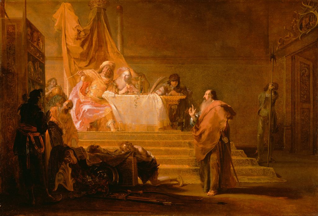 Painting: Solon before Croesus