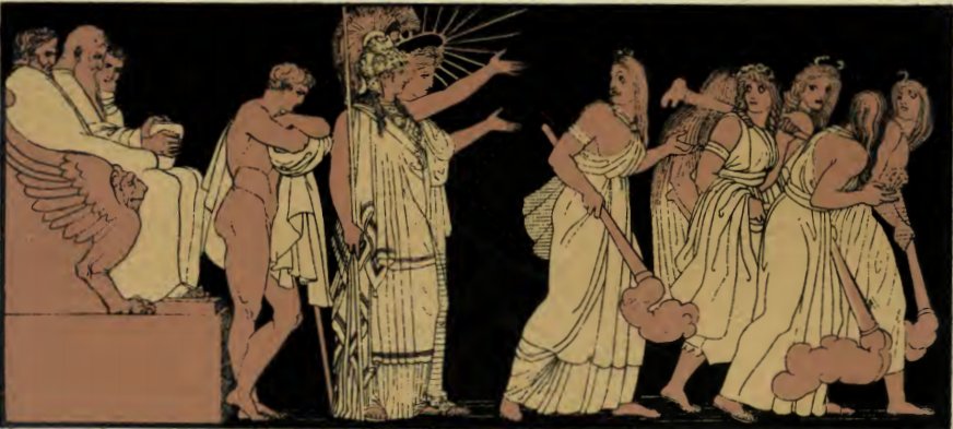 Furies and Athena