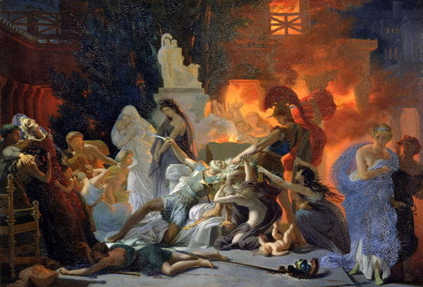 Guérin Death of Priam or Last Night of Troy