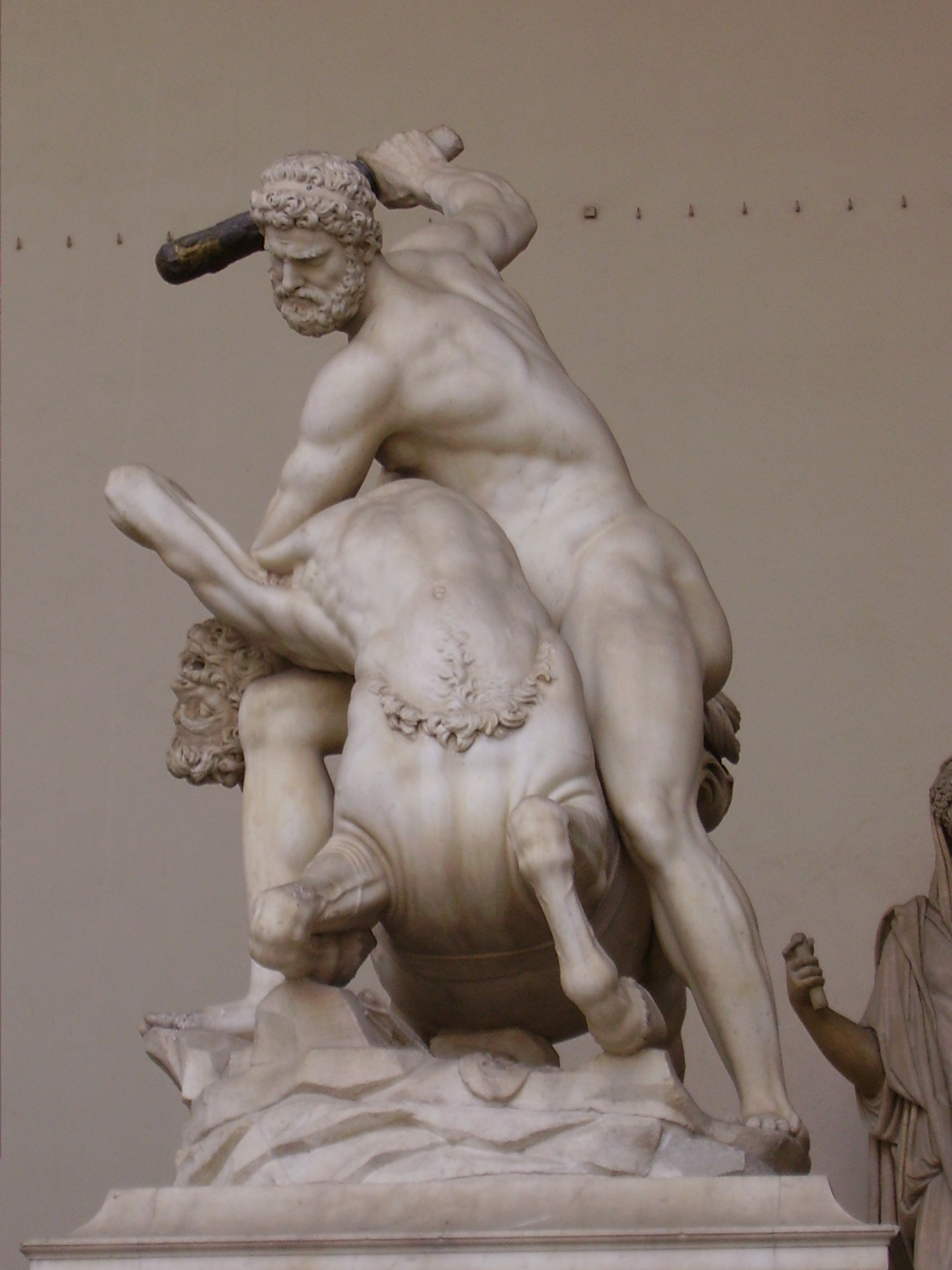 Hercules beating Nessus