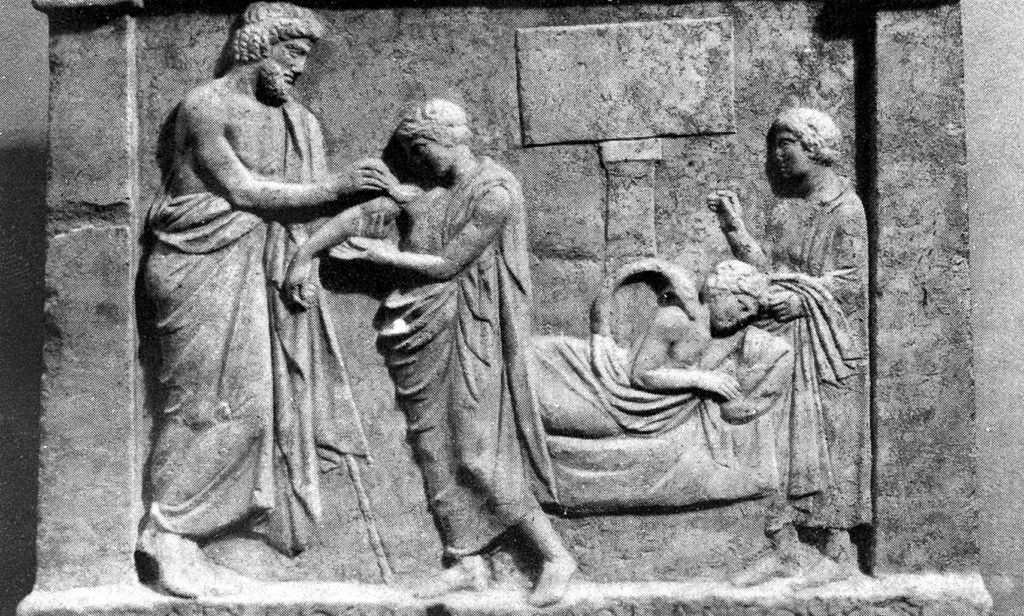 Relief: offering to Amphiaraos