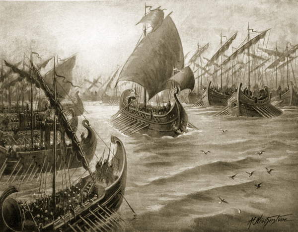 Kimon takes command of the Greek fleet