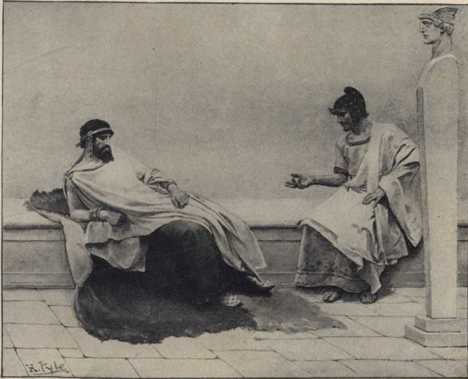 Illustration Odysseus and Tyndareus