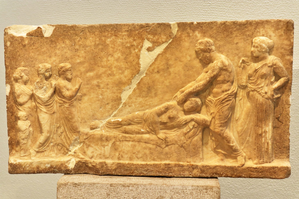 Votive relief of Asklepios