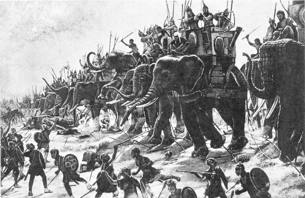 Illustration: Carthaginian war elephants