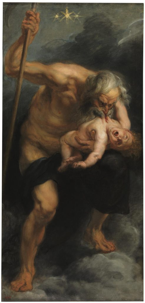 Painting; Saturn devours one of his sons