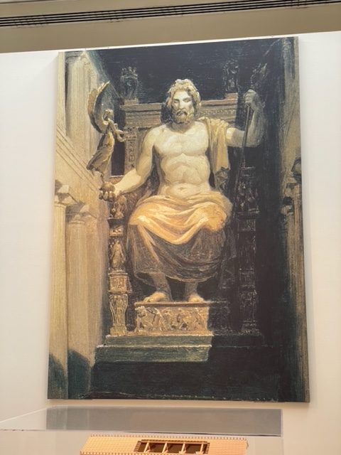 Photo:  illustration of Pheidias' statue of Zeus