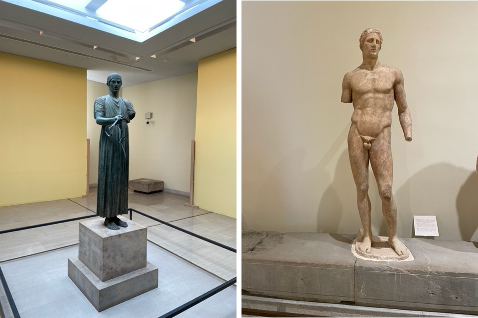 Photos: Charioteer, statue by Lysippos