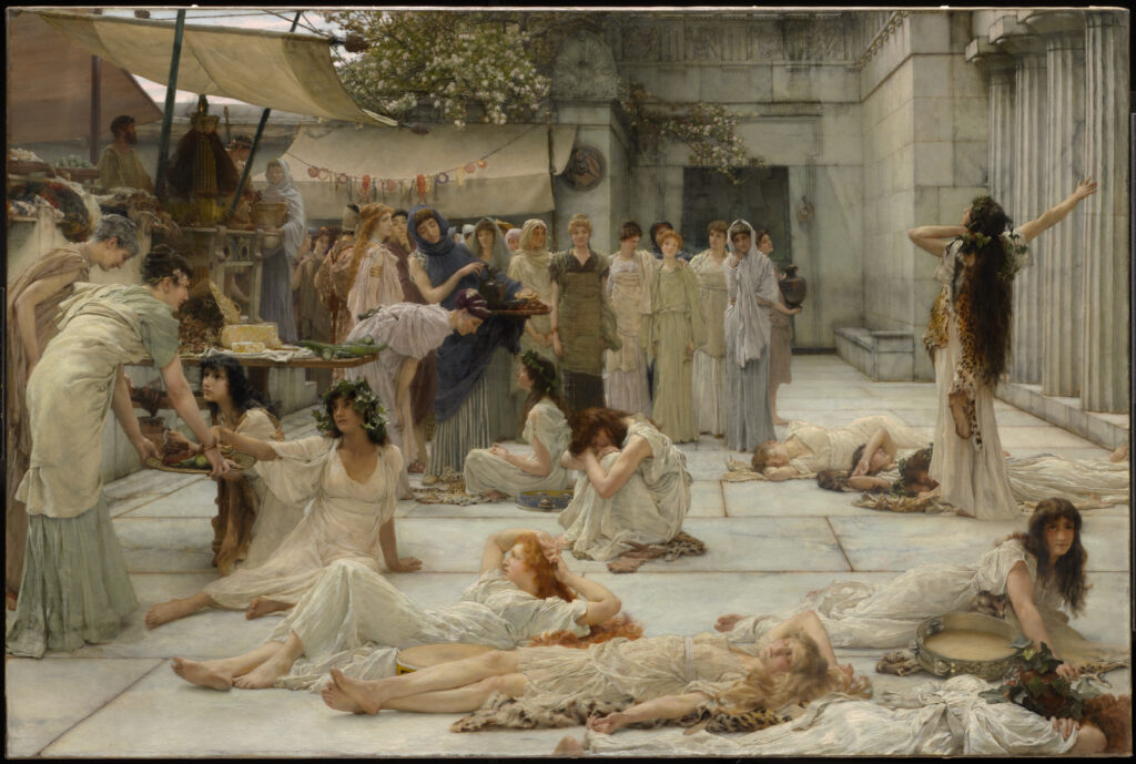Sir Lawrence Alma-Tadema: The Women of Amphissa