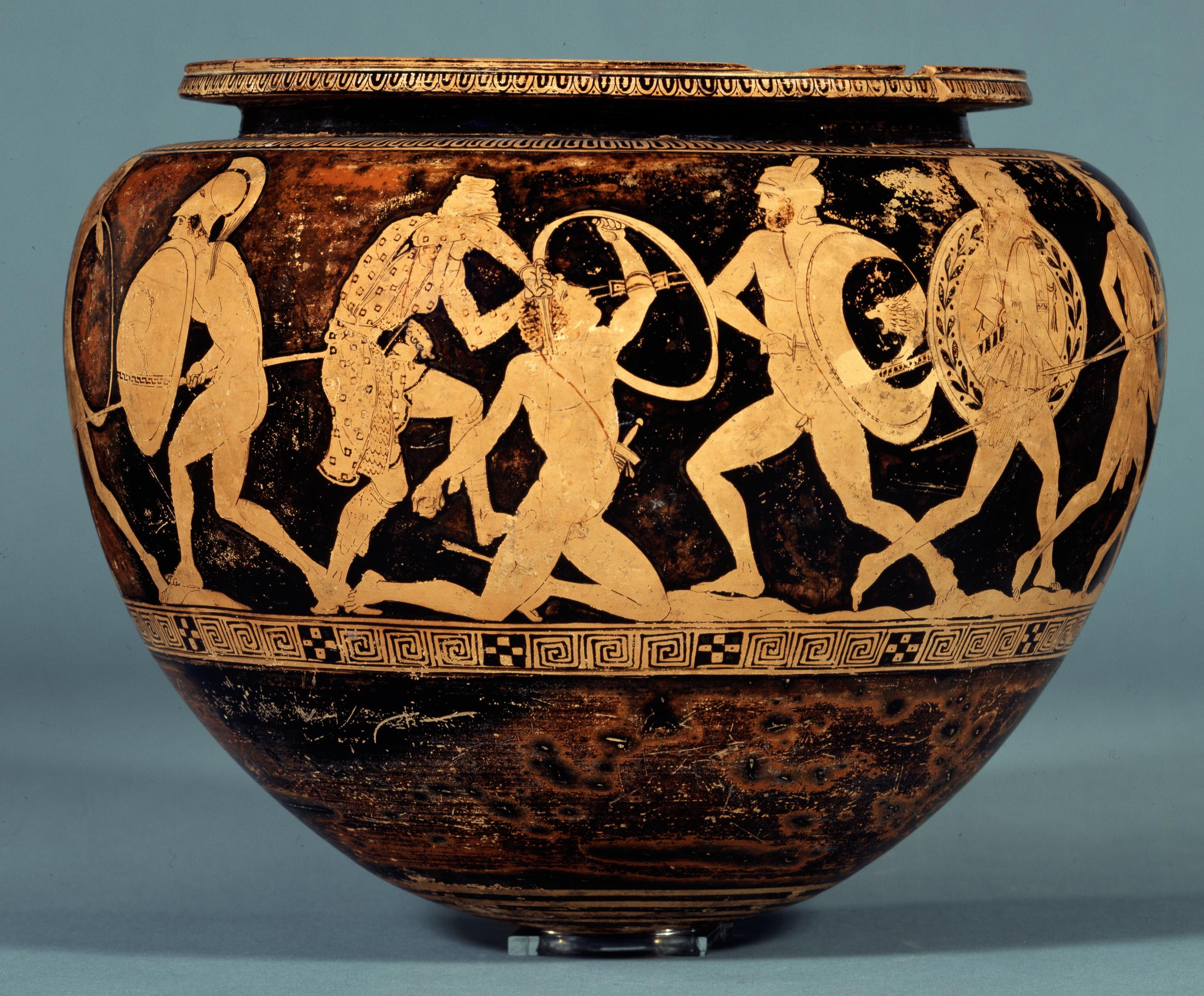Vase painting: Amazon killing Melaneus