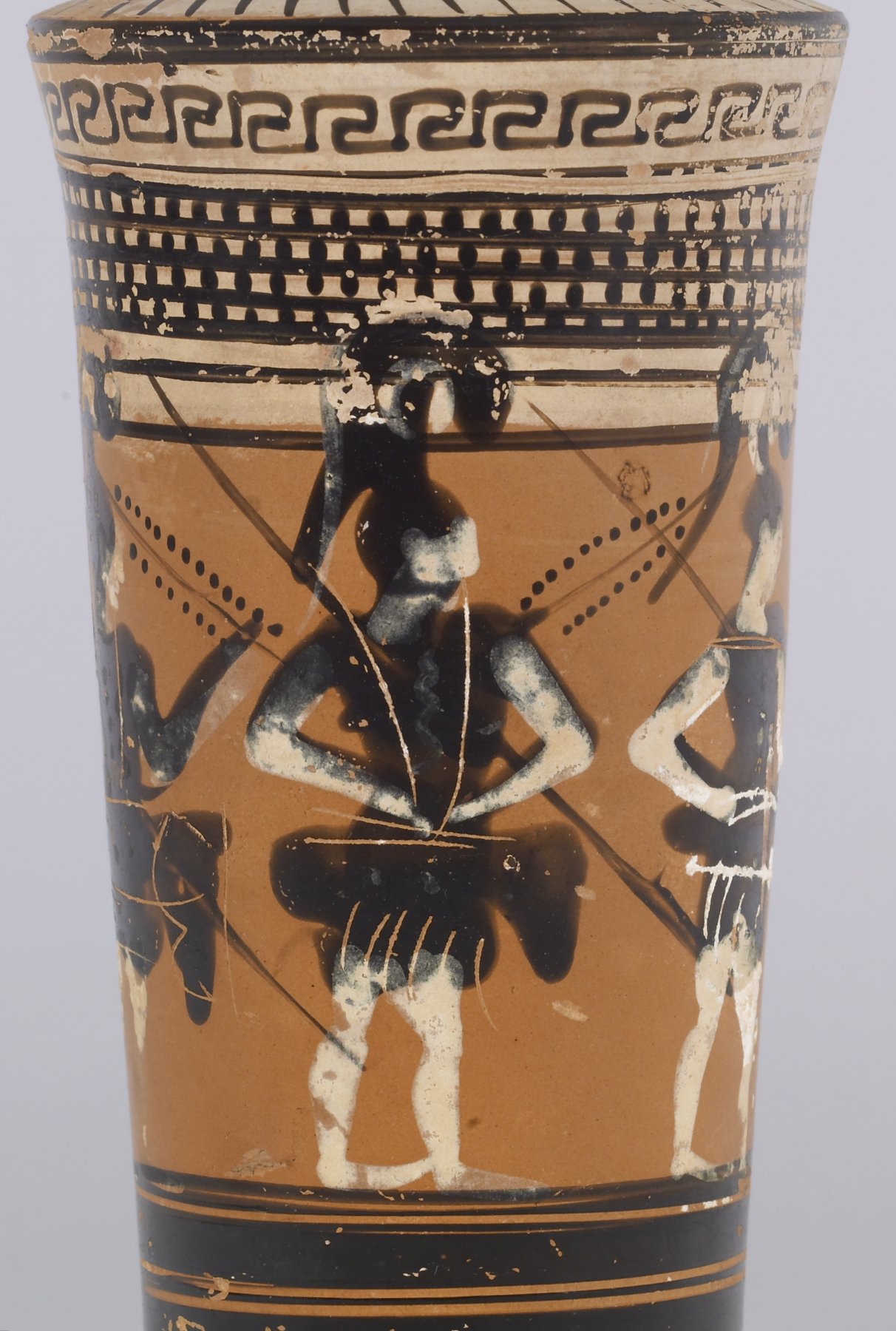 Vase painting: Three Amazons
