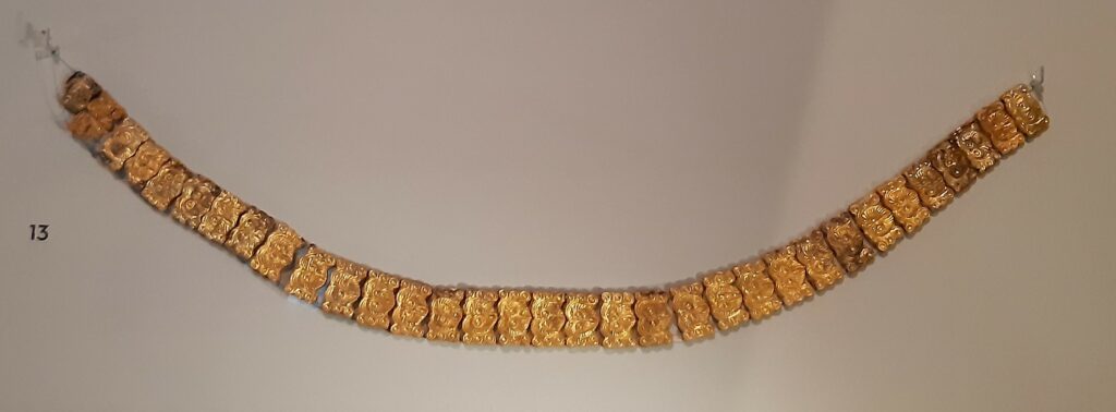 Gold headband