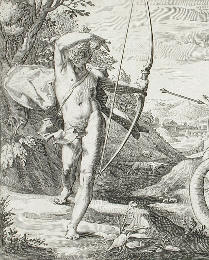 Print: Apollo with arrows