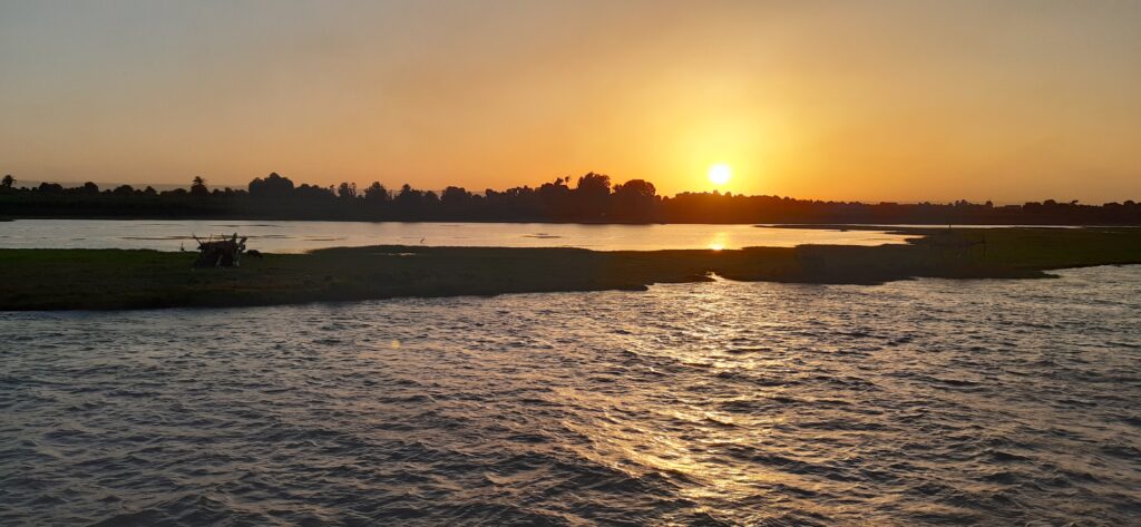 Photo: Sunset on the Nile