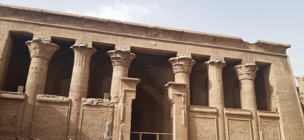 Temple of Edfu columns