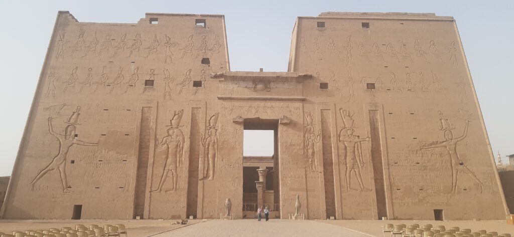 Entrance Temple of Edfu 